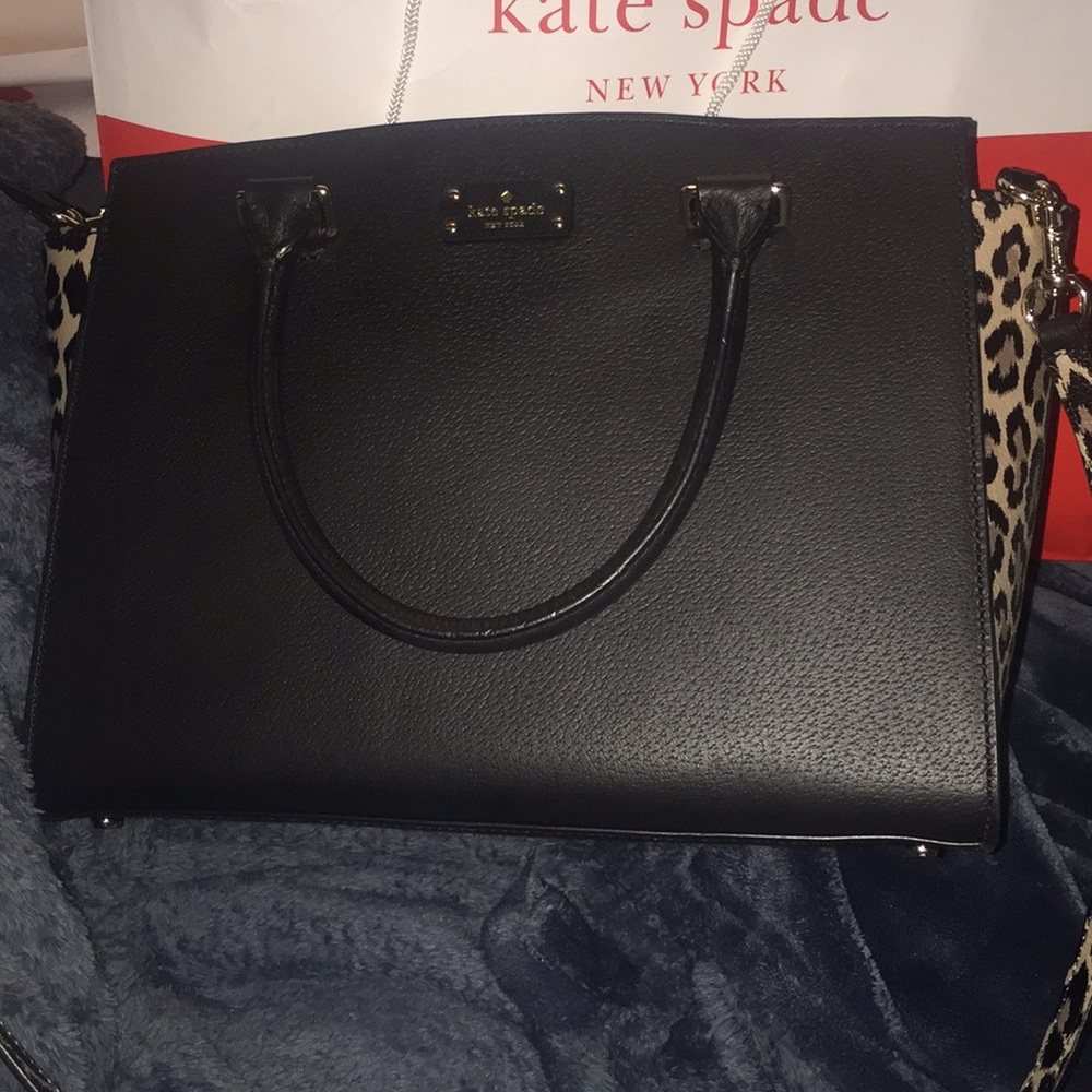 Kate spade leopard purse